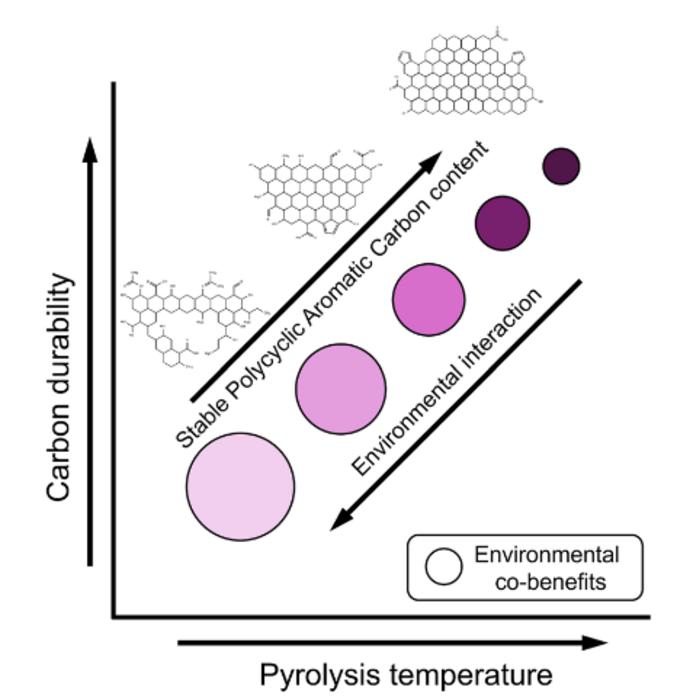 Elucidating the link between biochar's carbon stability and its soil benefits