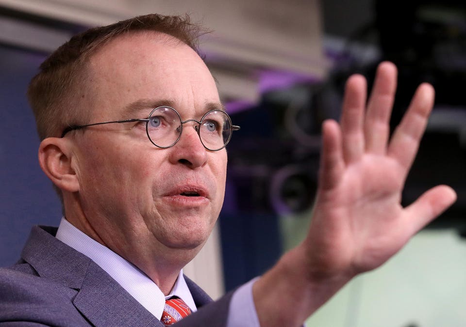 Former White House chief of staff Mick Mulvaney